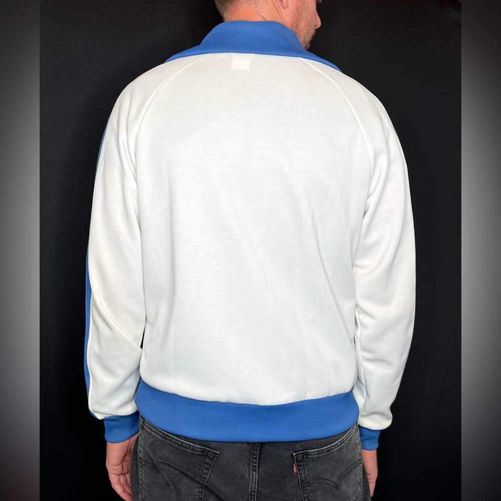 PUMA, White, with Blue Accents, Full Zip-Up, Size XL - Picture 2 of 7